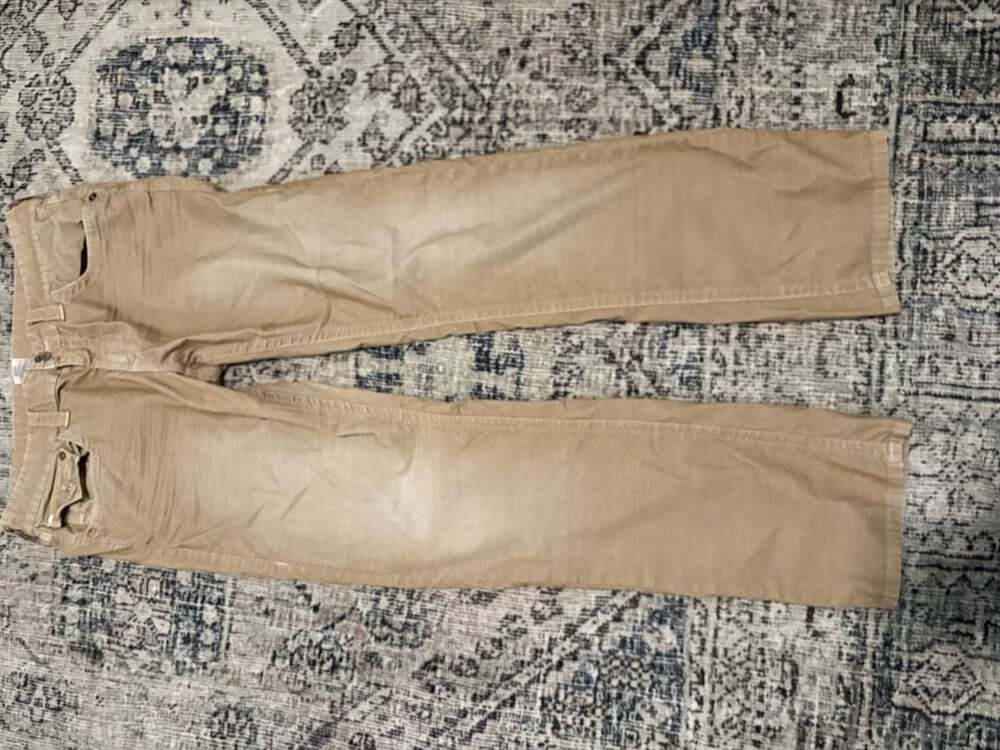 True Religion Ricky Corduroy Pants Tan Men's Size 33x32